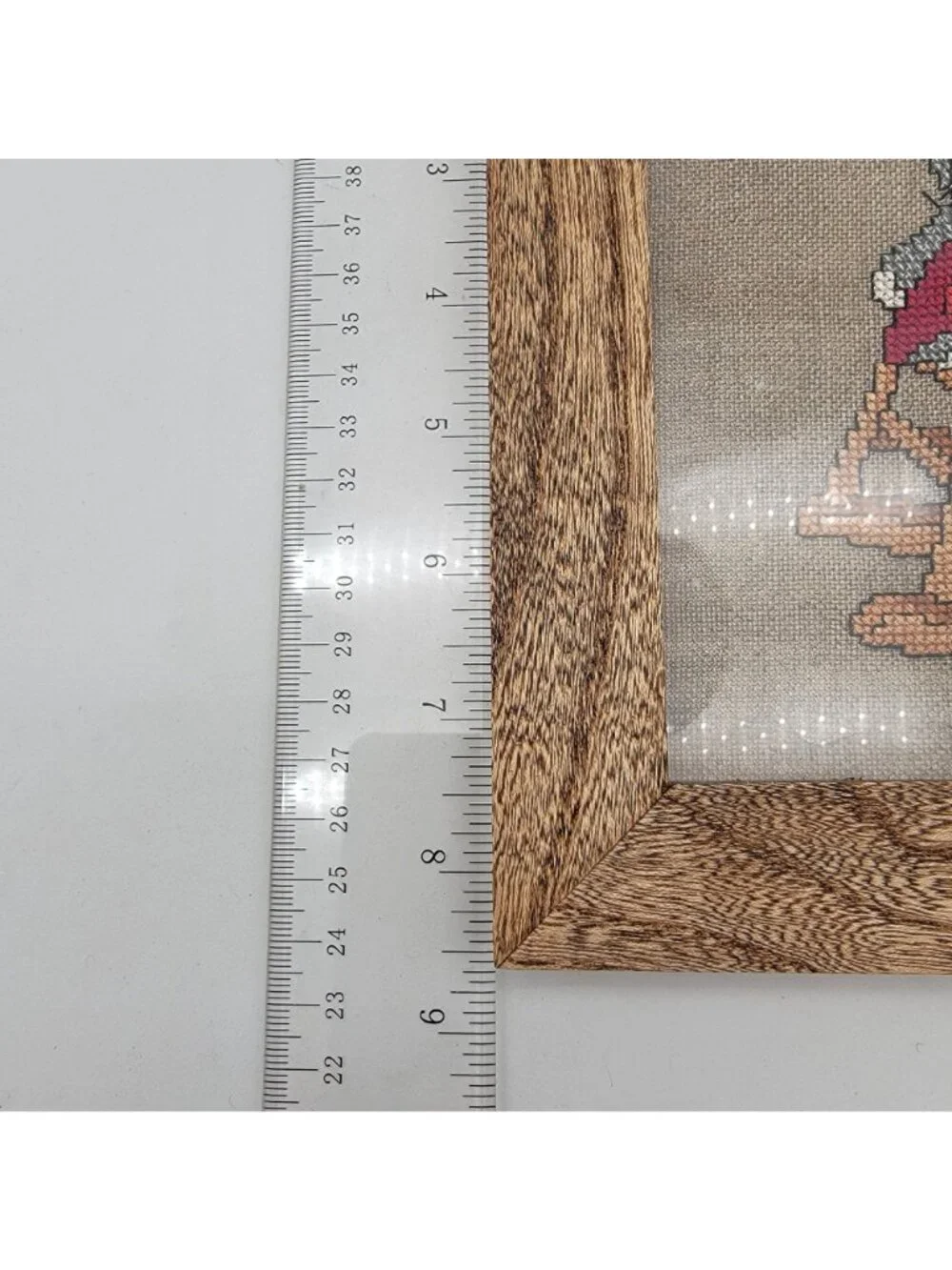 Vintage 1992 Signed Cross-Stitch Embroidered City Cousins Bunny Rabbits